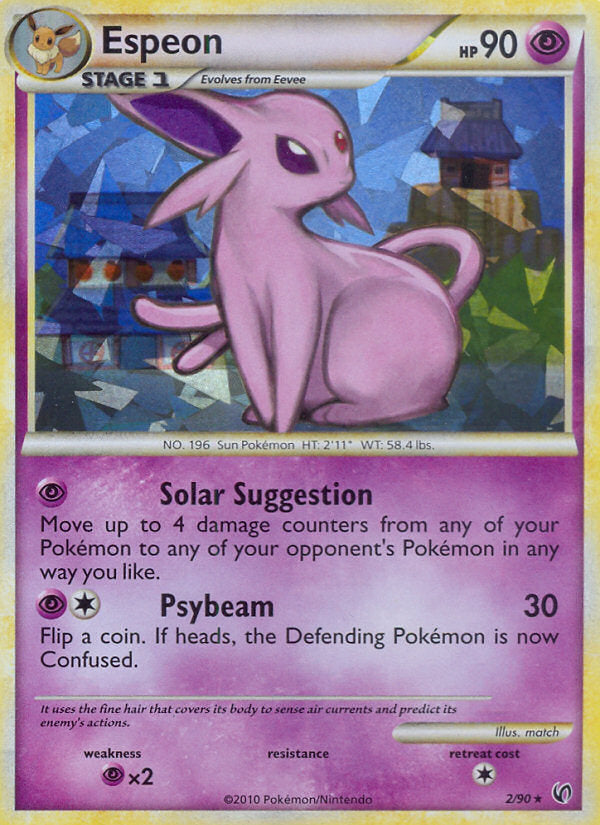 Undaunted Cracked Ice Holo Espeon #2/90